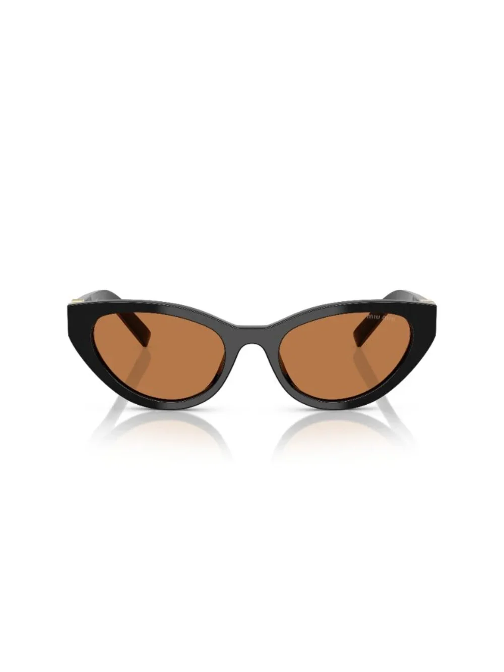 New Miu Miu Women's Sunglasses Grey Butterfly Brown Lens Acetate Frame MU A04S